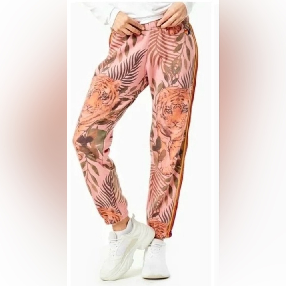 Aviator Nation Jungle Tiger Sweatpants Pink